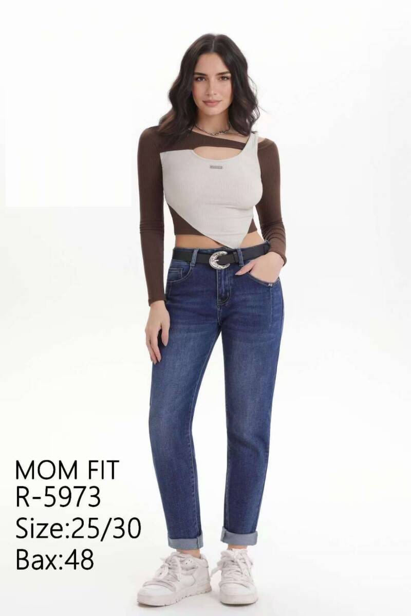 Spodnie damskie jeansy Roz 25-30, 1 Kolor Paczka 12 szt